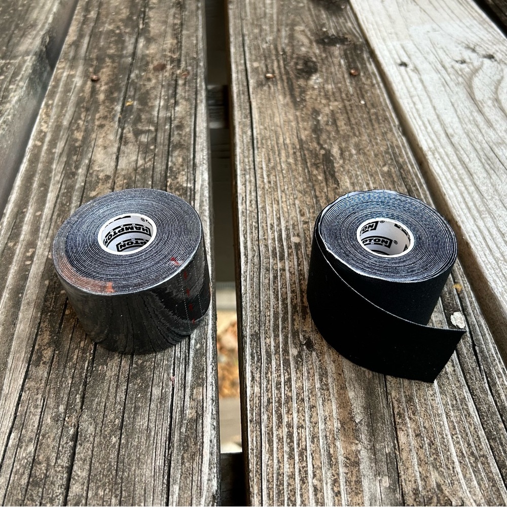 Kinesiology Tape - Black, 2-Pack